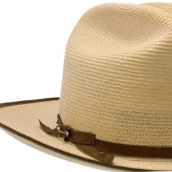 Open Road - Stetson Hemp Straw Fedora Hat 12 Open Road - Stetson Hemp Straw Fedora Hat -Bailey Store h tsoprh nat 3a