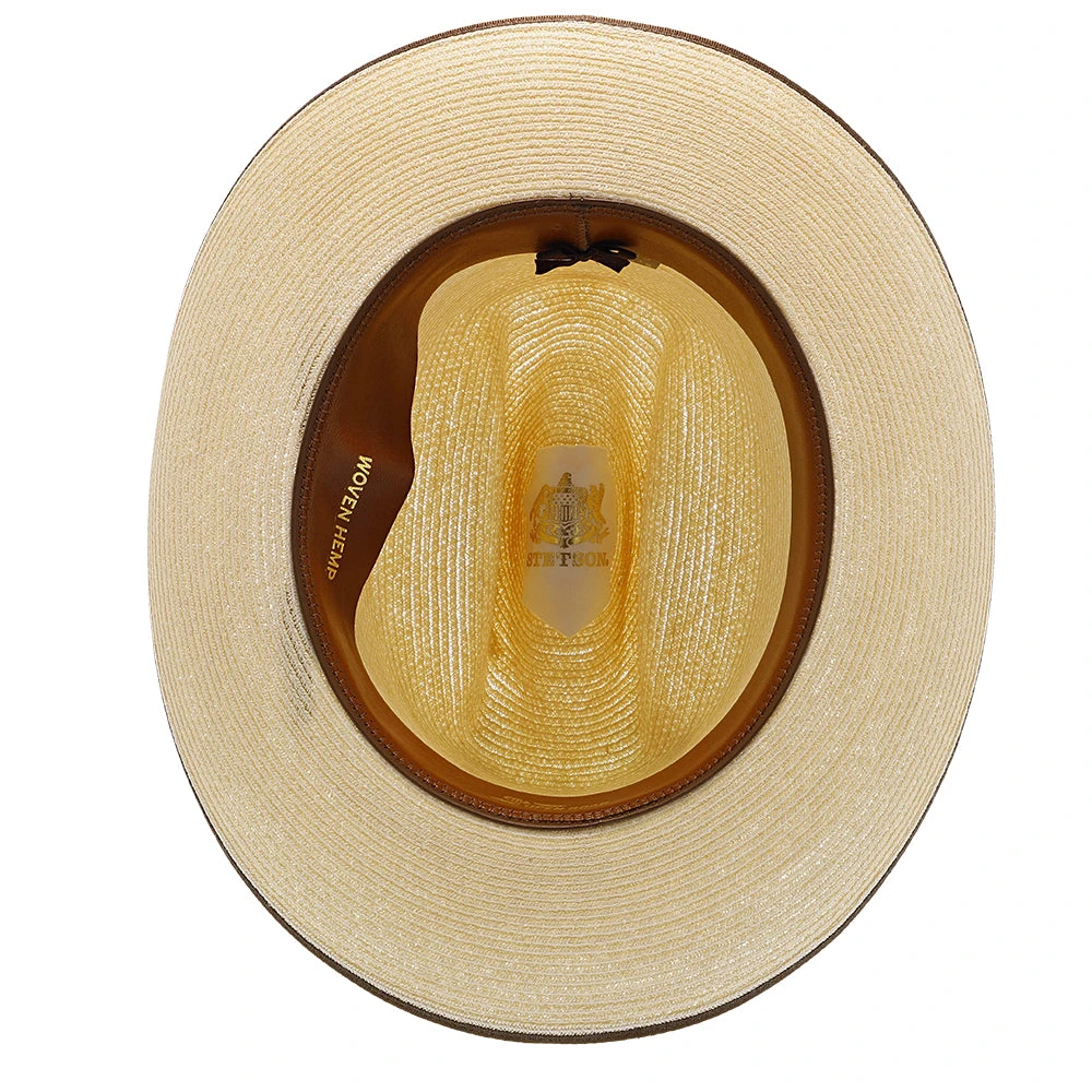 Open Road - Stetson Hemp Straw Fedora Hat 7 Open Road - Stetson Hemp Straw Fedora Hat - Image 7