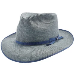 Stratoliner (Special Edition) - Stetson Hemp Straw Fedora Hat -Bailey Store h tssest turq 0a
