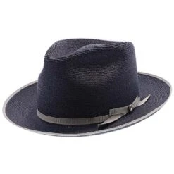 Stratoliner (Special Edition) - Stetson Hemp Straw Fedora Hat -Bailey Store h tssestb navy 0a f2cdee64 e6ba 458a 901c dfe9bbd3553d