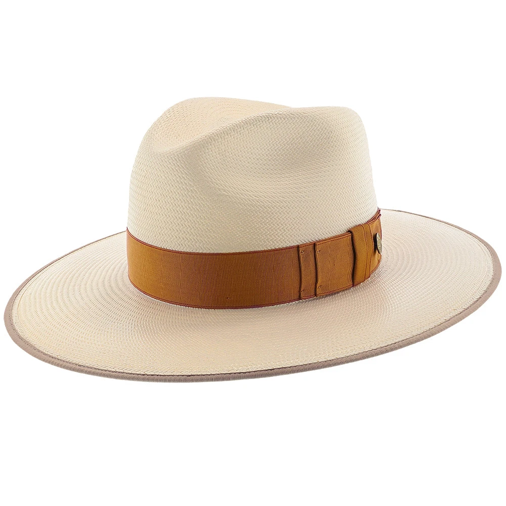 Tri-City - Stetson Shantung Straw Fedora Hat 3 Tri-City - Stetson Shantung Straw Fedora Hat - Image 3