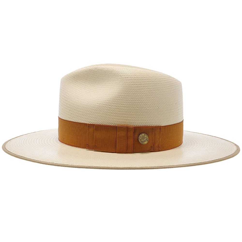 Tri-City - Stetson Shantung Straw Fedora Hat 4 Tri-City - Stetson Shantung Straw Fedora Hat - Image 4