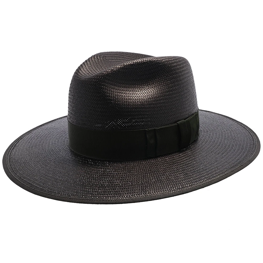 Tri-City - Stetson Shantung Straw Fedora Hat 10 Tri-City - Stetson Shantung Straw Fedora Hat - Image 10