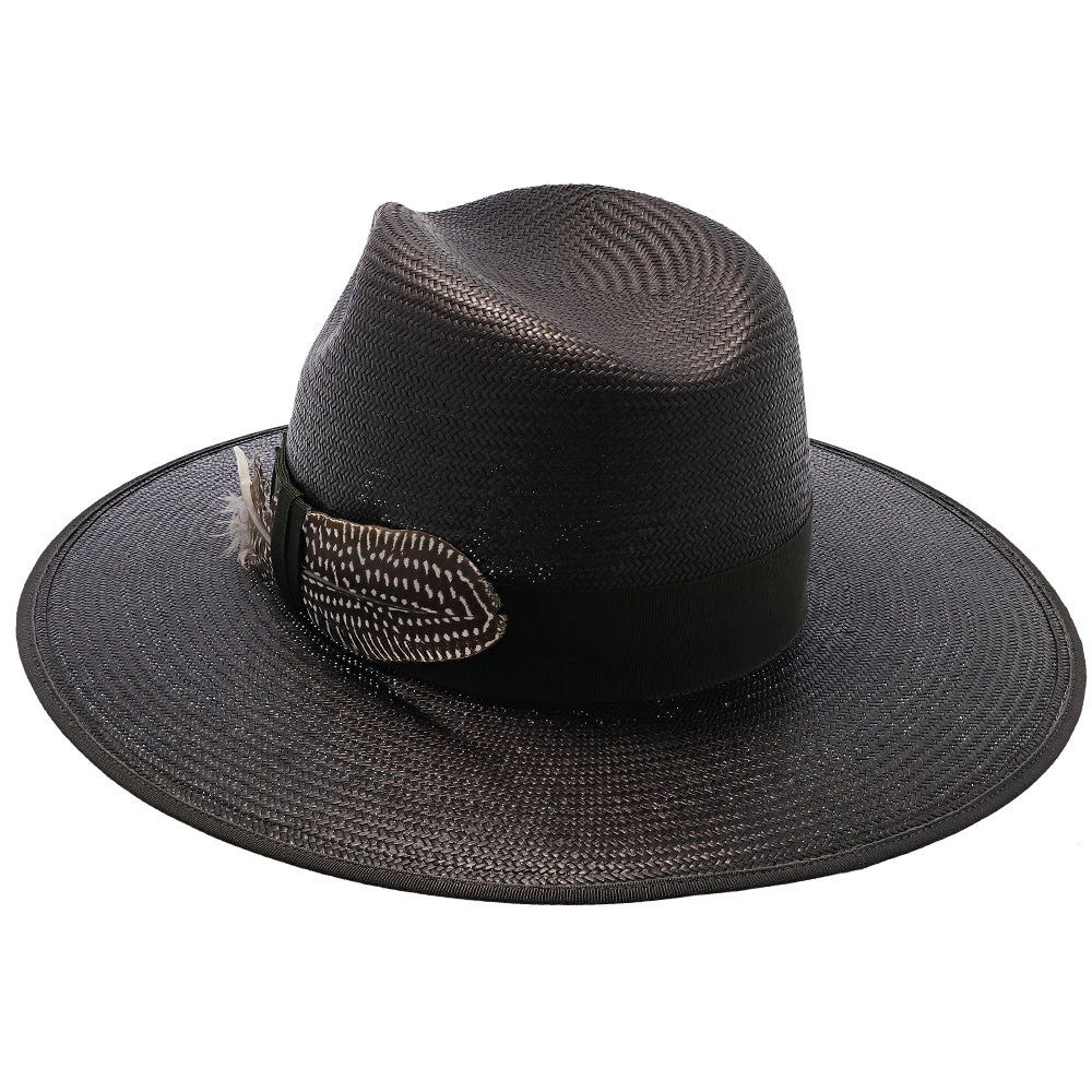 Tri-City - Stetson Shantung Straw Fedora Hat 15 Tri-City - Stetson Shantung Straw Fedora Hat - Image 15