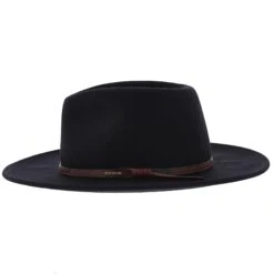 Bozeman (Earflaps) - Stetson Wool Felt Outdoor Hat -Bailey Store h twbozee black 2