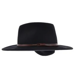Bozeman (Earflaps) - Stetson Wool Felt Outdoor Hat -Bailey Store h twbozee black 3