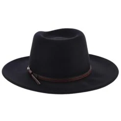 Bozeman (Earflaps) - Stetson Wool Felt Outdoor Hat -Bailey Store h twbozee black 4