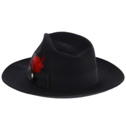 Gurnee - Stetson Crushable Wool Felt Fedora Hat 27 Gurnee - Stetson Crushable Wool Felt Fedora Hat -Bailey Store h twgurn black 3