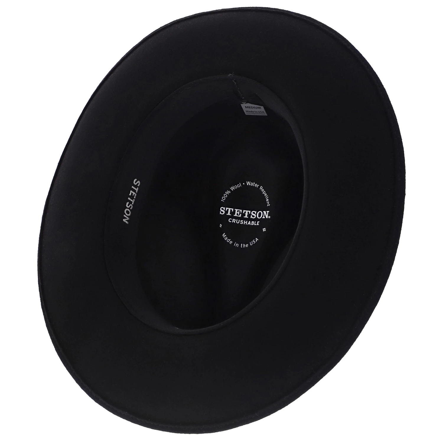 Gurnee - Stetson Crushable Wool Felt Fedora Hat 10 Gurnee - Stetson Crushable Wool Felt Fedora Hat - Image 10