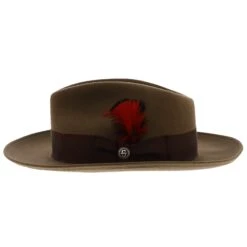 Gurnee - Stetson Crushable Wool Felt Fedora Hat 33 Gurnee - Stetson Crushable Wool Felt Fedora Hat -Bailey Store h twgurn camel 2