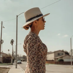 Desert Clouds - Stetson Wool Crushable Fedora Hat 18 Desert Clouds - Stetson Wool Crushable Fedora Hat -Bailey Store h twmcdcsilvbel 3 square