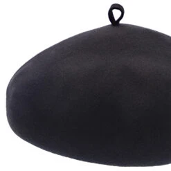 Simone - Stetson Wool Beret Hat -Bailey Store h twsme blk 2a