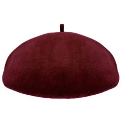 Simone - Stetson Wool Beret Hat -Bailey Store h twsme burgundy 2a