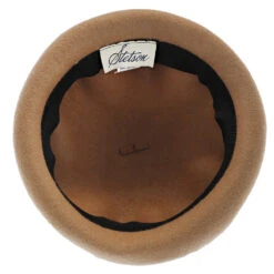Simone - Stetson Wool Beret Hat -Bailey Store h twsme khaki 5a