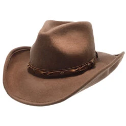 Shetland - Walrus Hats Dark Brown Wool Felt Cowboy Hat - H7013 23 Shetland - Walrus Hats Dark Brown Wool Felt Cowboy Hat - H7013 -Bailey Store h7013 brn 0a