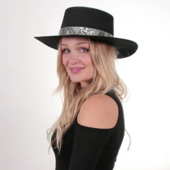 Serpentine - Walrus Hats Wool Felt Bolero Hat -Bailey Store h7026 blk 4