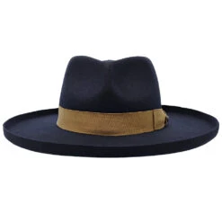 On Fleek - Walrus Hats Wool Fedora Hat -Bailey Store h7062 navy 1a