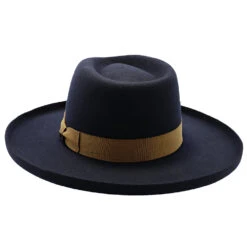 On Fleek - Walrus Hats Wool Fedora Hat -Bailey Store h7062 navy 5a