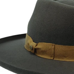 On Fleek - Walrus Hats Wool Fedora Hat -Bailey Store h7063 grey 3a