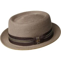 Carver - Bailey Straw Pork Pie Hat -Bailey Store h81739taupe f55ab099 94b7 4f05 b343 8153f7e482b9