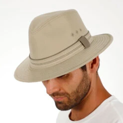 Gabal - H-MC360 - Dorfman Pacific 100% Cotton Safari Hat -Bailey Store hmc360 khaki 1