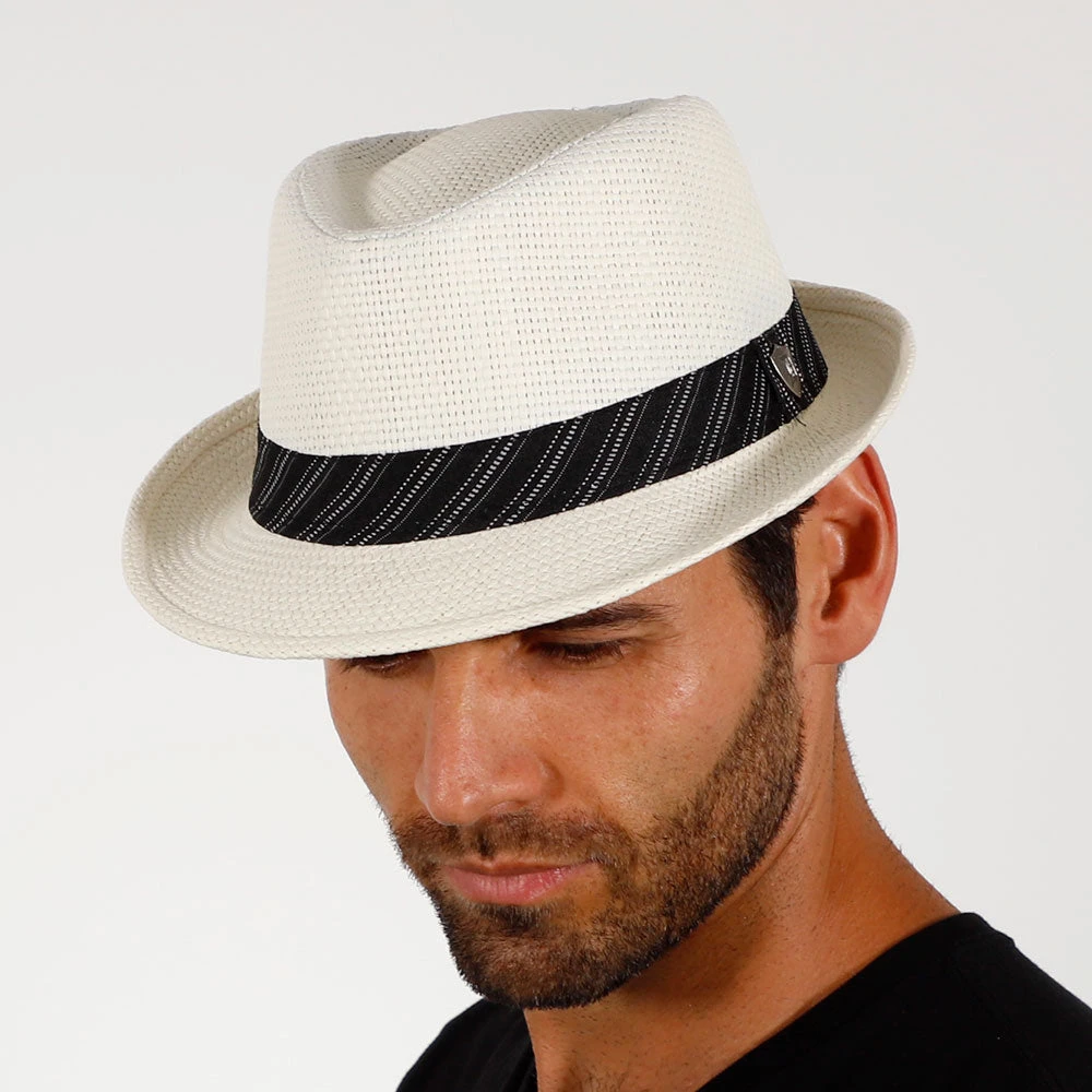 Central - DPC MS177 Sand Matte Toyo Fedora Hat 12 Central - DPC MS177 Sand Matte Toyo Fedora Hat - Image 12