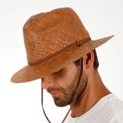 Grand Turk - Scala 100% Raffia Straw Fedora Hat 16 Grand Turk - Scala 100% Raffia Straw Fedora Hat -Bailey Store hsdsmr212 brn 2