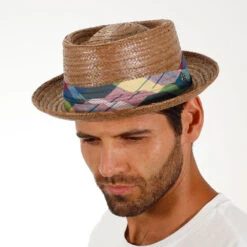 Madrigal - Stetson Coconut Straw Porkpie Hat - TSMDGL -Bailey Store htsmdgl brn 2