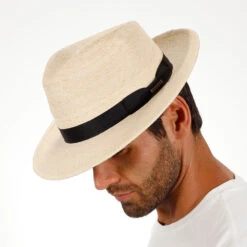 Rushmore - Stetson Palm Straw Fedora Hat 16 Rushmore - Stetson Palm Straw Fedora Hat -Bailey Store htsrshm nat 3