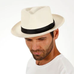 Retro Panama - Stetson Genuine Panama Fedora Hat - TSRTRO -Bailey Store htsrtro nat 3