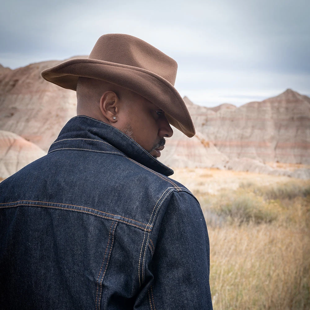 Shetland - Walrus Hats Dark Brown Wool Felt Cowboy Hat - H7013 14 Shetland - Walrus Hats Dark Brown Wool Felt Cowboy Hat - H7013 - Image 14