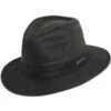 Adventurer - Authentic Dark Brown Weathered Cotton Indiana Jones Fedora Hat - IJ21