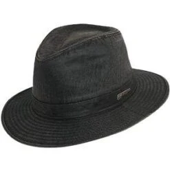 Front Page 97 Adventurer - Authentic Dark Brown Weathered Cotton Indiana Jones Fedora Hat - IJ21