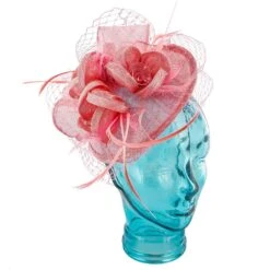 Jeanne Simmons Feather Taupe Sinamay Fascinator Hat -Bailey Store jeanne simmons fascinator feather jeanne simmons taupe sinamay fascinator hat 4396 hat 16524278104204