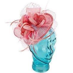 Jeanne Simmons Feather Taupe Sinamay Fascinator Hat -Bailey Store jeanne simmons fascinator pink one size fits most feather jeanne simmons taupe sinamay fascinator hat 4396 hat 16556505792652