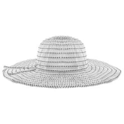 Jeanne Simmons Prima Donna Ribbon Polyester Wide Brim Hat -Bailey Store jeanne simmons wide brim prima donna jeanne simmons ribbon wide brim hat 9585 hat 16524297928844