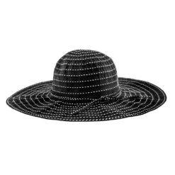 Jeanne Simmons Prima Donna Ribbon Polyester Wide Brim Hat -Bailey Store jeanne simmons wide brim prima donna jeanne simmons ribbon wide brim hat 9585 hat 16524297961612