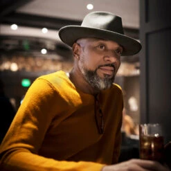 Jetsetter - Walrus Hats Grey Center Dent Wool Felt Fedora Hat -Bailey Store jetsetter 001