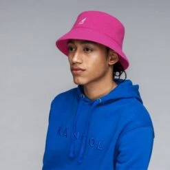 Wool Lahinch - Kangol Wool Blend Bucket Hat -Bailey Store k3191st kangol wool lahinch electric pink 11 2