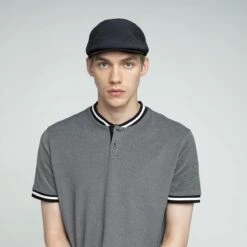 Kangol Neo Geo Polyester Flat Cap 29 Kangol Neo Geo Polyester Flat Cap -Bailey Store kangol neo geo black 1