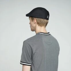 Kangol Neo Geo Polyester Flat Cap 31 Kangol Neo Geo Polyester Flat Cap -Bailey Store kangol neo geo black 3