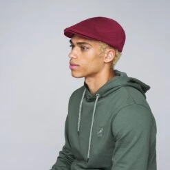 Kangol Tropic 507 Ventair Flat Cap 33 Kangol Tropic 507 Ventair Flat Cap -Bailey Store kangol tropic 507ventair red velvet 2
