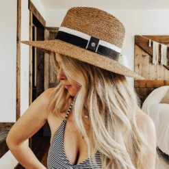 South Beach - Walrus Hats Natural Raffia Straw Fedora Hat 38 South Beach - Walrus Hats Natural Raffia Straw Fedora Hat -Bailey Store lrm export 29254647004769 20190319 111519454 1