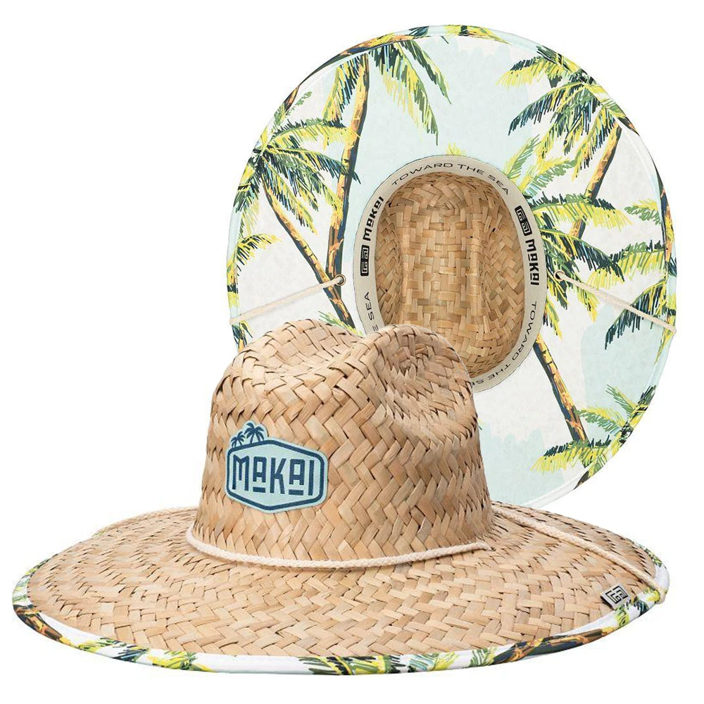 Whispering Palm - Makai Rush Straw Lifeguard Hat 4 Whispering Palm - Makai Rush Straw Lifeguard Hat - Image 4