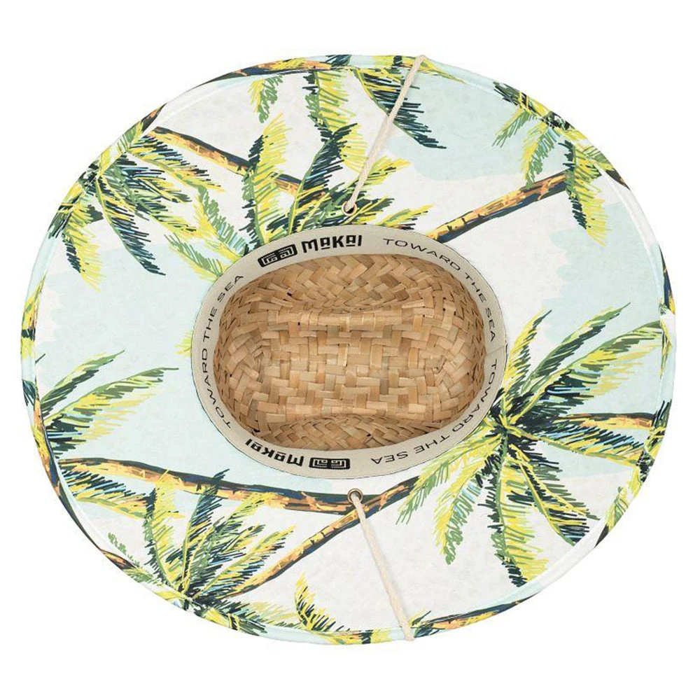 Whispering Palm - Makai Rush Straw Lifeguard Hat 2 Whispering Palm - Makai Rush Straw Lifeguard Hat - Image 2