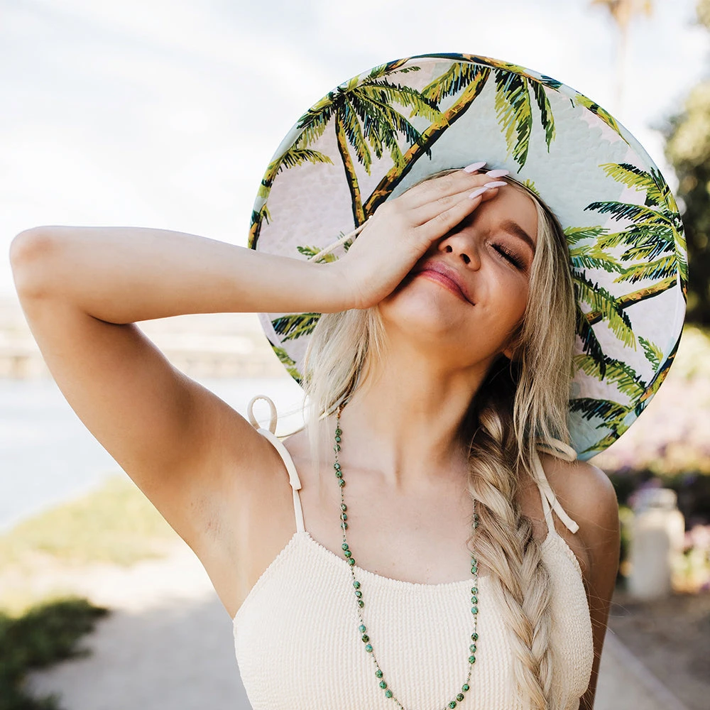Whispering Palm - Makai Rush Straw Lifeguard Hat 5 Whispering Palm - Makai Rush Straw Lifeguard Hat - Image 5