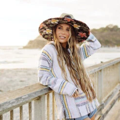 Cammie - Makai Rush Straw Lifeguard Hat -Bailey Store ma122os lifestyle