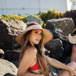 Frio - Makai Palm Straw Visor Hat 9 Frio - Makai Palm Straw Visor Hat -Bailey Store ma137os lifestyle