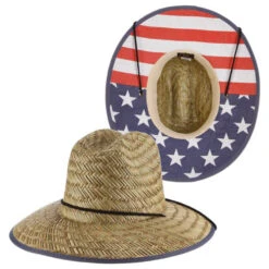 Jingoist - Dorfman Pacific Rush Straw Lifeguard Hat -Bailey Store ms401os 0a