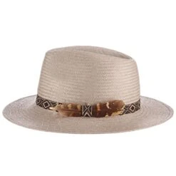 West - Santana Straw Fedora Hat -Bailey Store santana fedora west santana straw fedora hat hat 16693804433548